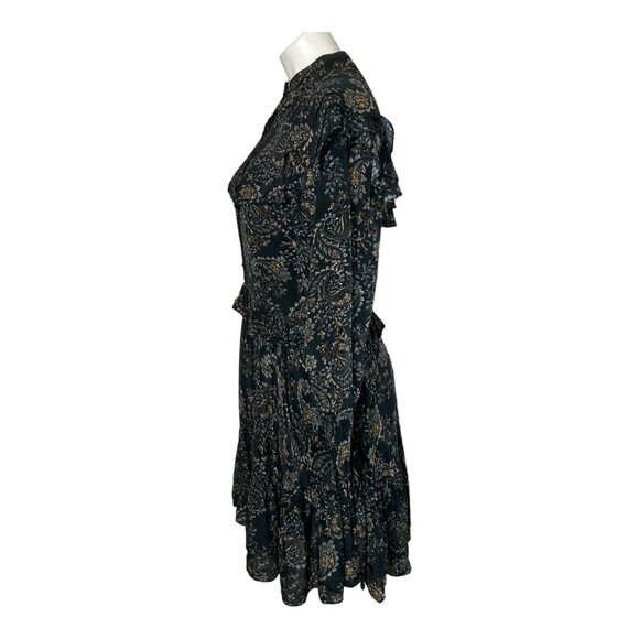 NICHOLAS Elsie Paisley Long Sleeve Ruffle Floral Mini Dress Size 2 ($475) - Picture 5 of 15
